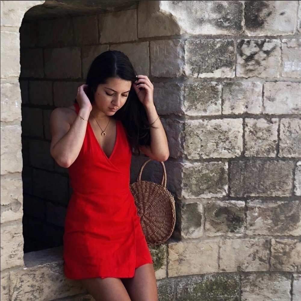 {Free People} Endless Summer Fine Lines Mini Dress